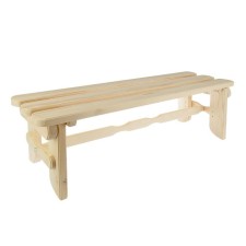 Wooden shop to the “Robber” set of pine 160x35x43 cm, load up to 250 kg, for the bathhouse