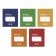 Notebook 24 sheets in a cage is a plain "classic to a point", cover shaking cardboard, VD-LK, OFSET block, mix