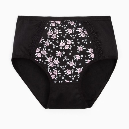 Panties female color black, size 48-50
