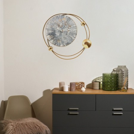 Wall metal decor "Orbit" 56x5x57 cm