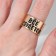 The ring with the inscription "everything will come true", the color is gold, dimensionless