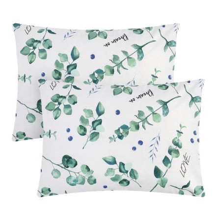 A set of pillowcases "Ethel" eucalyptus leaves 50x70 cm - 2 pcs, 100% cotton, pylon