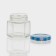 Glass jar for spices with a metal cover "Classic", 65 ml, 5.5 × 5.4 cm, color mix