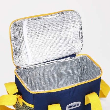 Thermosuma with zipper, 5.8 liters, 2 outer pockets, blue color-2