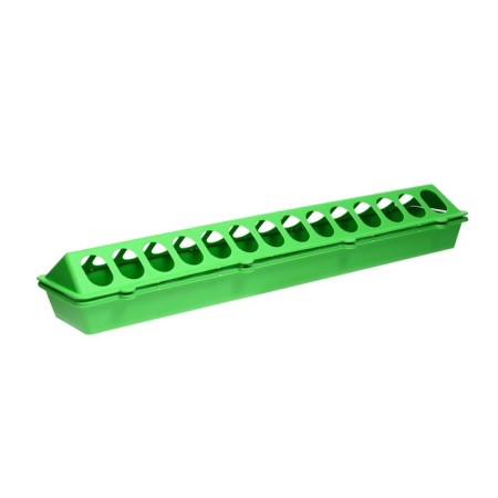 Cooper feeder for quails, 28 cells, lottery, plastic, green color-4