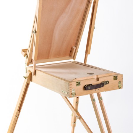 A sketch (beech), 50 x 34 x 11 cm, canvas height - 87 cm, legs - 90 cm, adjustable belt-8