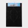 Rug Solfront -Advanced Dilan "Eastern Fairy Tale", without edging, 39 × 62 cm, black color