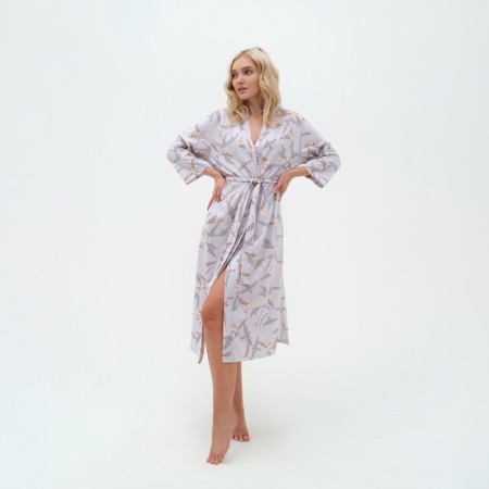 Халат KAFTAN Birds, цвет серый, размер 40-42-5
