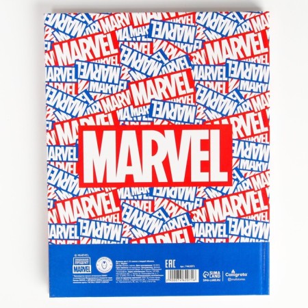 School diary, grade 1-11 in a solid cover, 48 liters of Marvel, Avengers-3