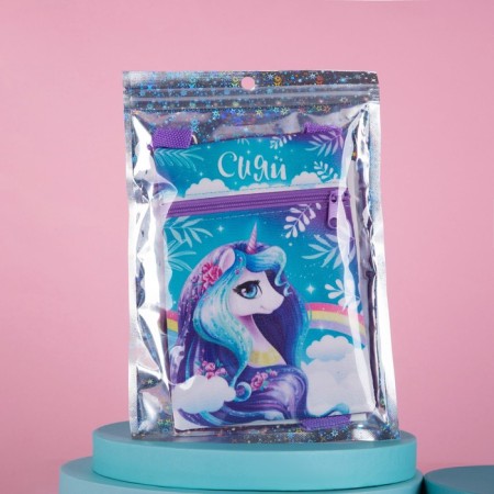 Gift set for the girl "Shine", bag, gum set, notebook, tattoo-6