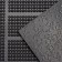 Rug -shaped rubber "parquet", 40 × 60 cm, black color