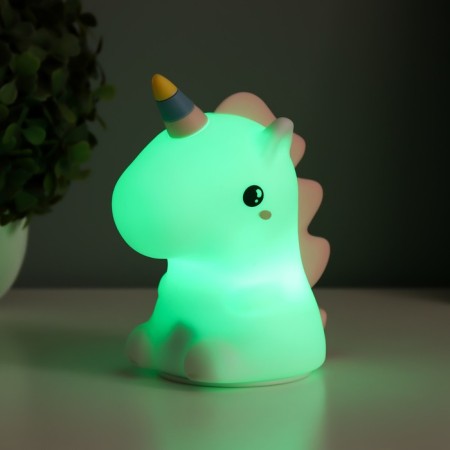 Night-mesh "Unicorn" LED USB AKB White 9.5x13x14.5 cm-6