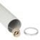 Lumber of the suspended PL20 WH MR16 GU10 Ceiling cylinder, white color