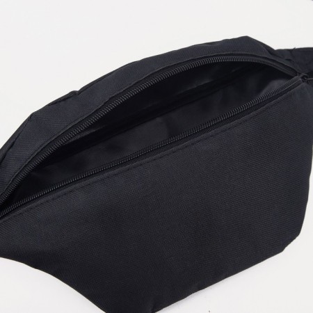 Lightning waist bag, black color-2
