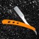 Dangerous razor Shavett (without blades) made of stainless steel, orange matte