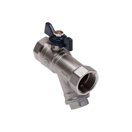 Ballic Aqualink, Pn 30 tap, internal thread 1/2 ", oblique filter, butterfly, nickel.-1