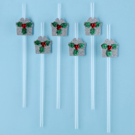 Pipe gift berry silver, set 6 pieces-1
