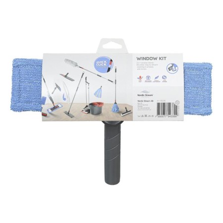 Mop for washing glasses and mirrors with a change of microfiber nozzle-12