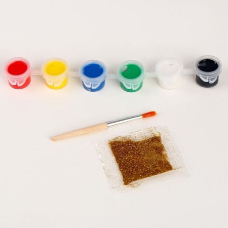 New Year's set for creativity. Set a mug for coloring with a soft toy "New Year! Snowman ", 300 ml-7