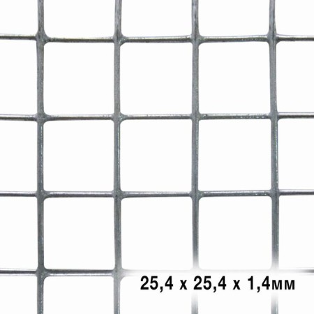 Universal grid, 0.5 × 5 m, cell 2.54 × 2.54 cm, thickness 1.4 mm, galvanized metal-1