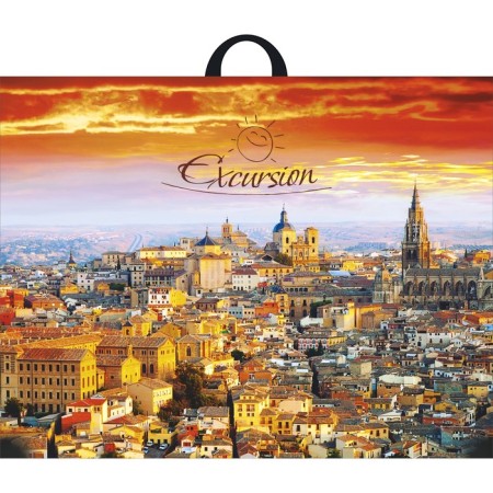 Package "Excursion", polyethylene with a loop pen, 71 x 55 cm, 90 μm