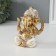 Souvenir Polystone "Ganesha" golden 10x9x13 cm