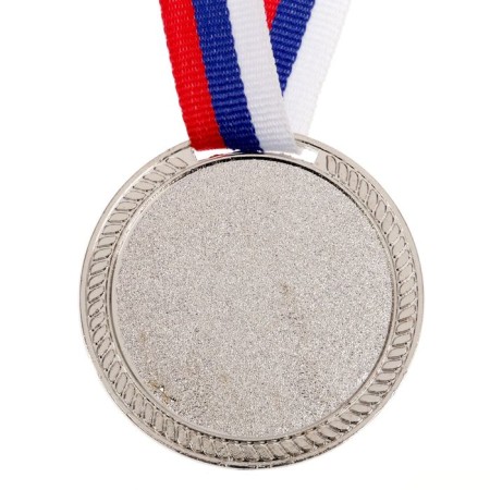 Prize medal 063 diam 5 cm. 2 place. Color ser. With a ribbon-3