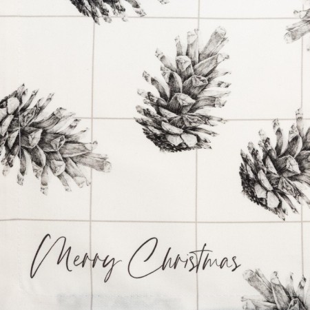 Walking on the table New Year's Ethel Merry Christmas 30x70 cm, 100% HL, sarzha 190 gr/m2-4