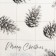 Walking on the table New Year's Ethel Merry Christmas 30x70 cm, 100% HL, sarzha 190 gr/m2