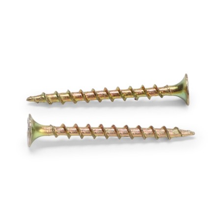 Wood self -tapping screw, 3.5x41 mm, large step, yellow zinc, 500 pcs-1