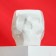 Ceramic “Skull” mug white, 500 ml, white color