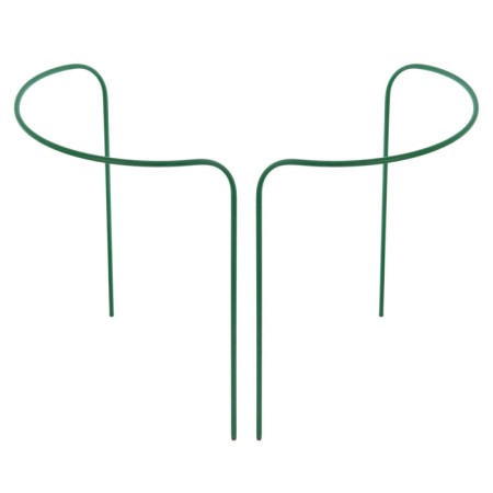 Builder, d = 60 cm, h = 90 cm, leg d = 1 cm, metal, set 2 pcs., Green