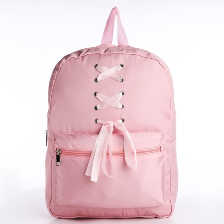 School textile school with ribbons, 38x29x1 cm, pink color, lightning department-1
