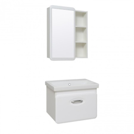Cabinet-mirror "Capri 55" White, universal-2