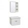 Cabinet-mirror "Capri 55" White, universal