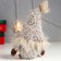 Interior doll "Santa Claus in a knitted cap with fur" 16x9x7 cm