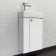 Comforty-Moillete Comfort “Asti-40, white gloss with a sink, 9140
