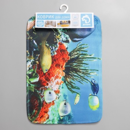 Bathroom mat “Coral Reef”, 40 × 60 cm-5
