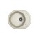 Dr.gans kitchen washing "Berta-580", 580x470 mm, gray color gray