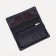 Women's wallet on magnets, black color