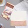 Money envelope "Happy Birthday!" Book, brown tone, 17x8.8 cm