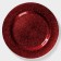 Glass Plane Lacking Magistro "Caramel. Red ", d = 33.5 cm, red color