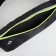 Lightning waist bag, reflective elements, black color