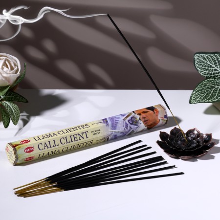 Incense HEM "Call Clients. Attracting customers", 20 wands in packaging, hexagon