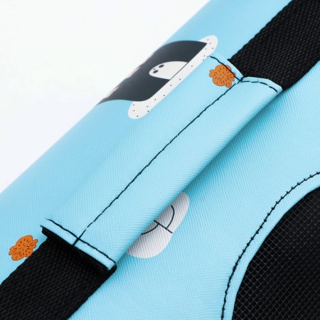 Bag - Carriage for animals "Traveler", Blue, size m, 40 x 21 x 27 cm-5