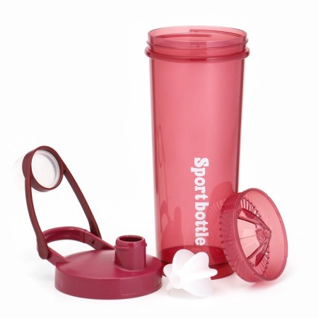 Shaker, 700 ml, series: PowerPlus, 18 x 9.2 cm, red-1