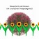 Decorative fence, 32.5 × 225 cm, 5 sections, plastic, yellow flower "Chamomile"