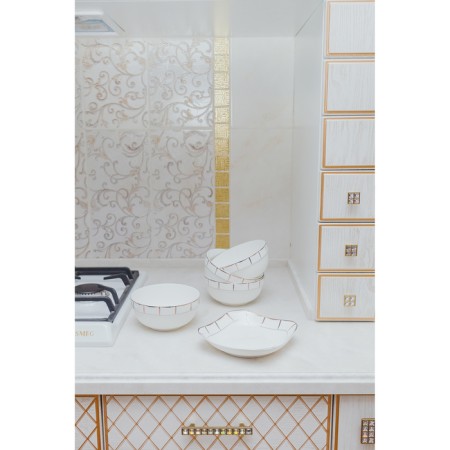 Porcelain salad "Aurora", 850 ml, 15.5 × 7.5 cm-3