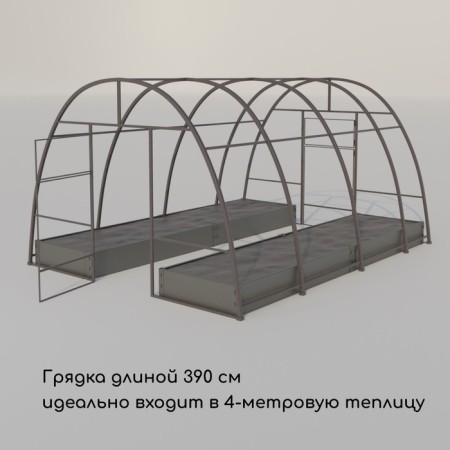 Galing bed, 390 × 100 × 15 cm, Greengo-5