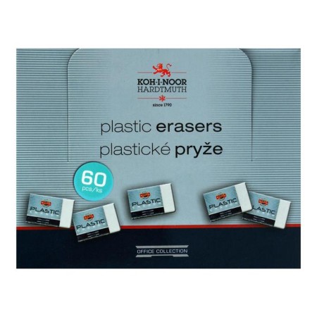 Lastik Koh-I-Noor 4770/80, plastic, white, in individual packaging-2
